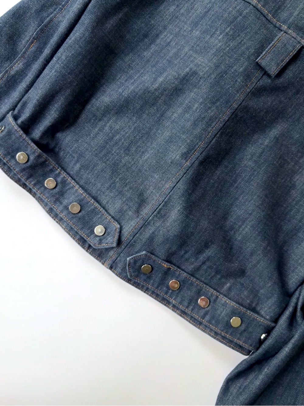 TIBI Raw Denim Oversized Moto Motorcycle Jean Jacket Size M - Picture 11 of 16
